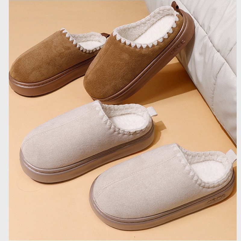 Men'S Shoes Grip - Pantofola da casa donna inverno caldo