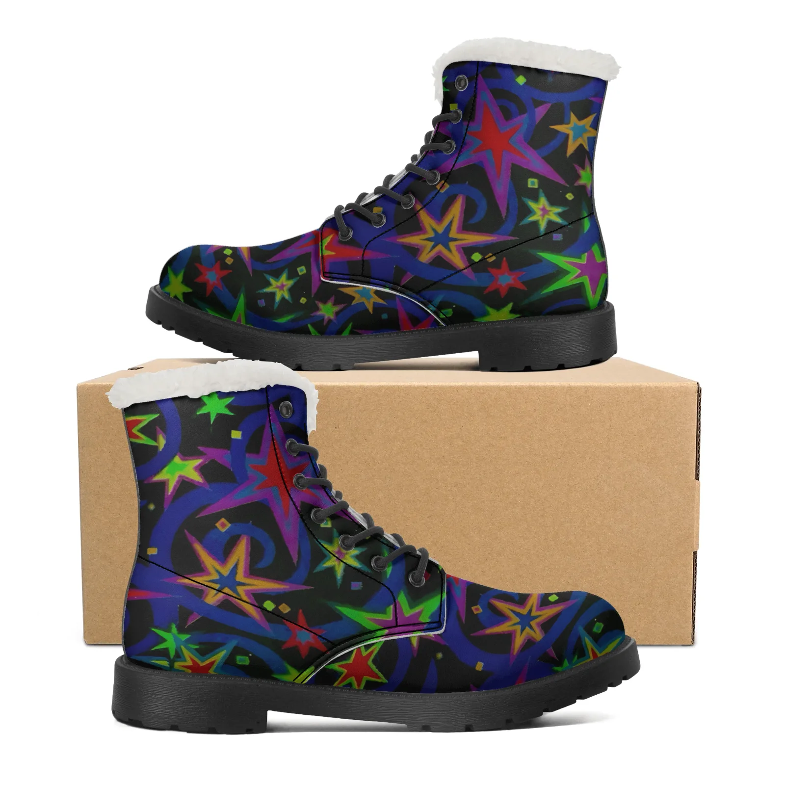 Men Shoes Eu To Us - Stivali da Neve in Peluche Starlit