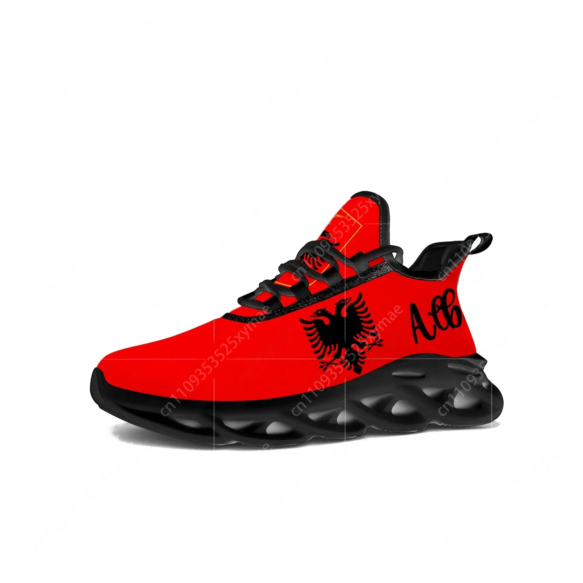 Men'S Shoes Good For Running - Sneakers con Bandiera Albanese, Scarpe Sportive
