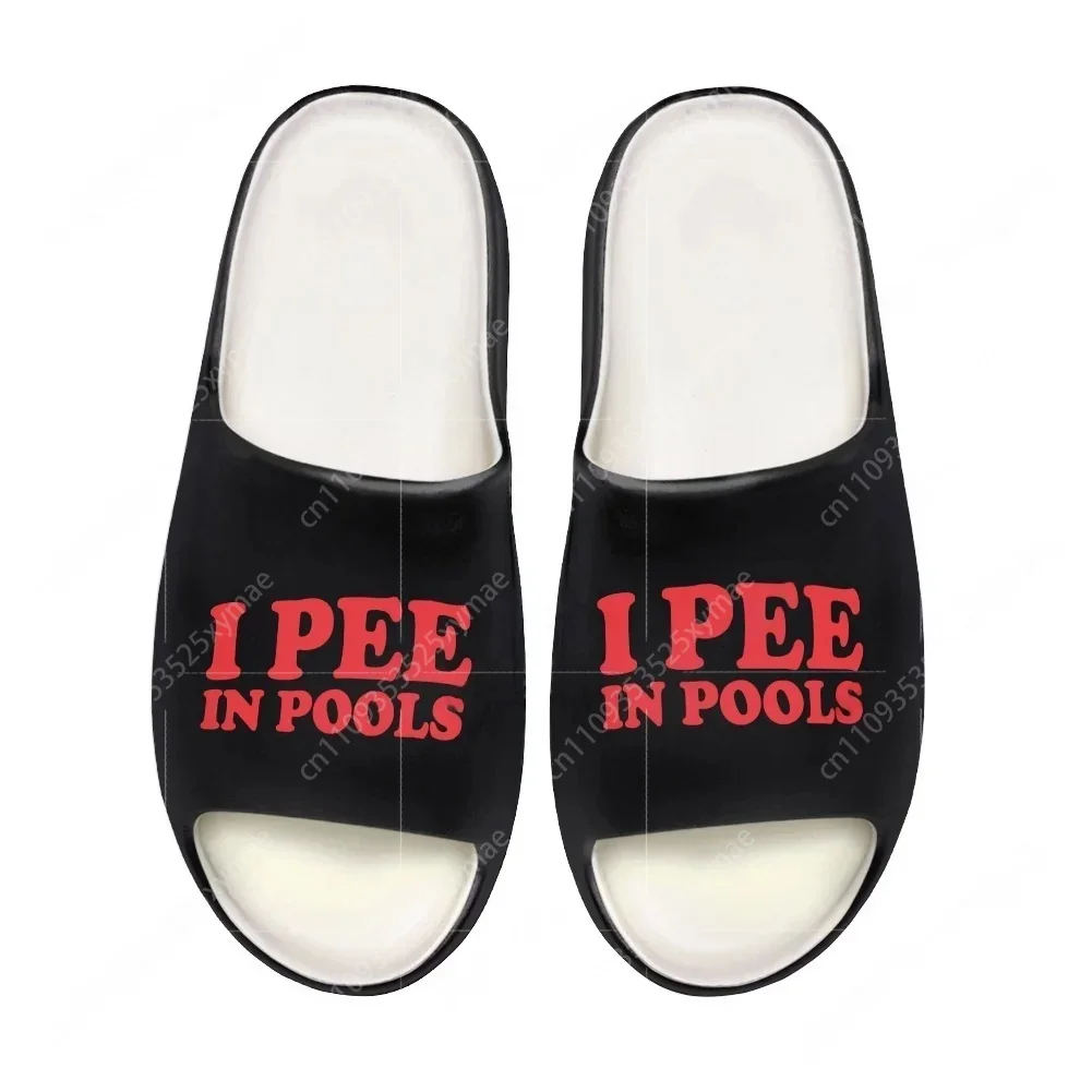 Men Shoes On - I Pee in Pools Ciabatte a