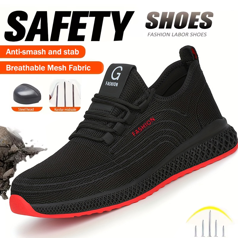 Work Boot Steel Toe - Stivali da Miniera Antiurto e Antiforatura