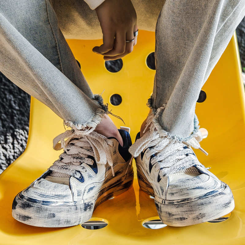 Men Shoes Runners - Sneakers Casual da Uomo in Pelle