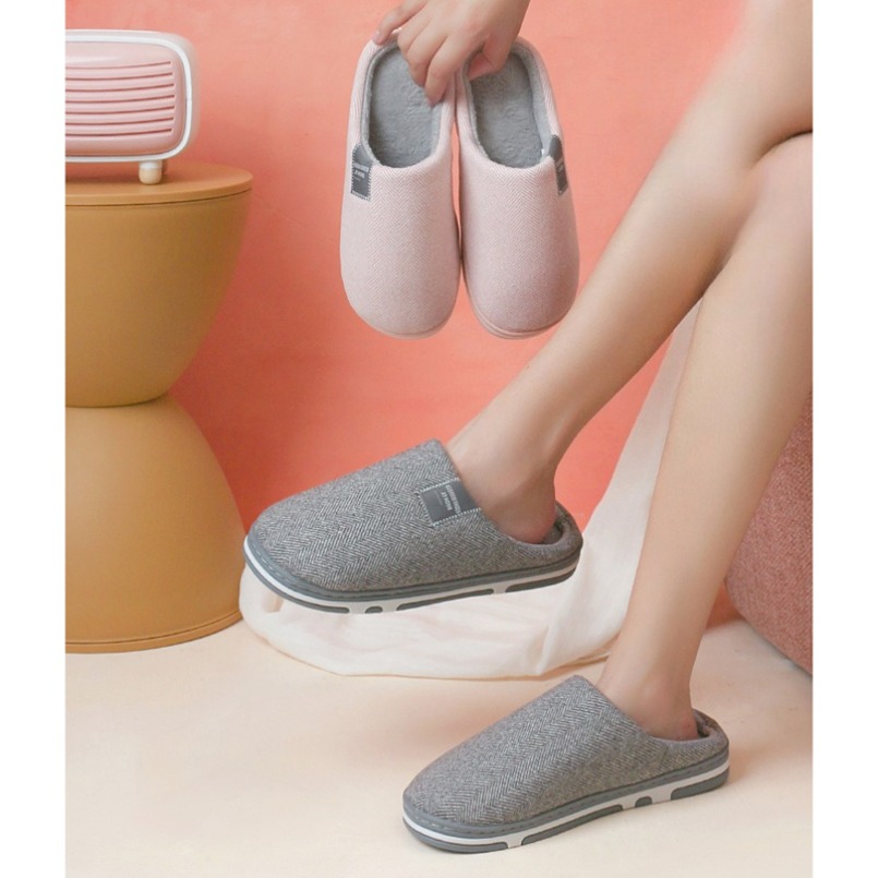 Men'S Shoes Grip - Pantofola da casa da uomo pelosa