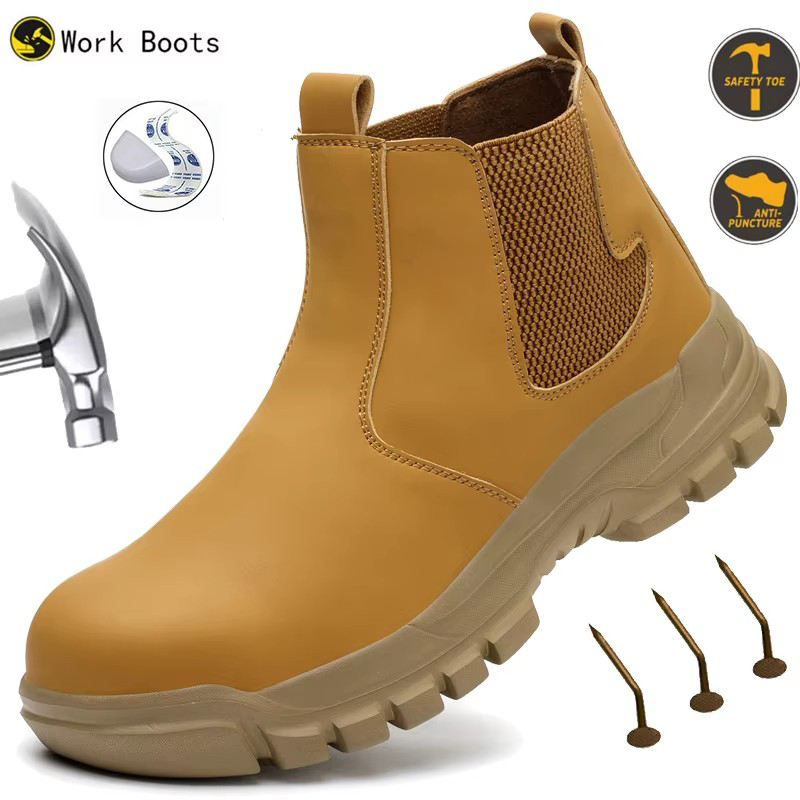Work Boot Steel Toe - Stivali da lavoro antinfortunistici da uomo