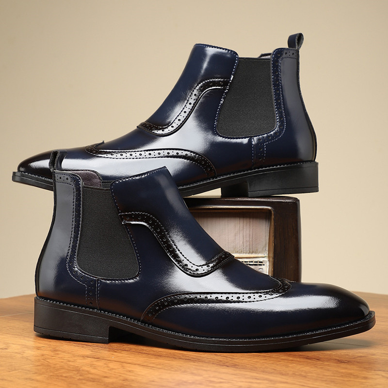 Men'S Shoes Brogues - Nuovi Stivaletti Chelsea da Uomo in