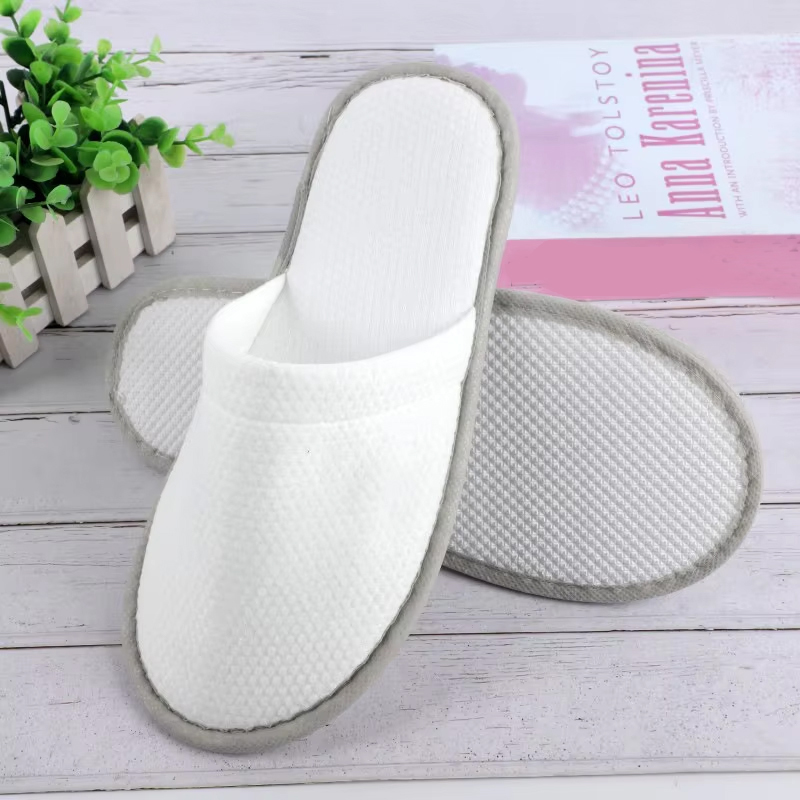 Men Shoes Sale - Pantofole in cotone bianco Uomo Donna
