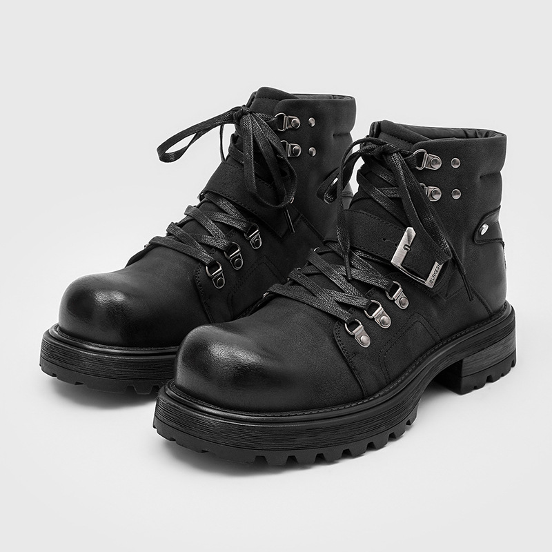 Men'S Shoes Top Brands - Stivali in pelle da uomo di