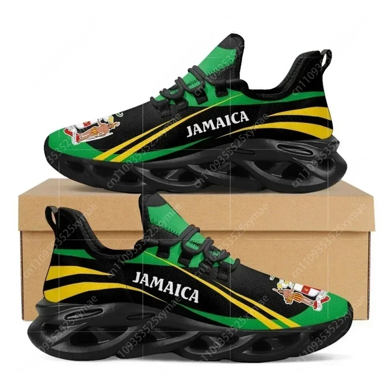 Men Shoes Trainers - Scarpe con Bandiera Giamaicana per Uomo
