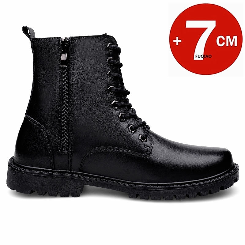 Stivali rialzati in vera pelle - Men'S Shoes Top Brands recensione e prezzo