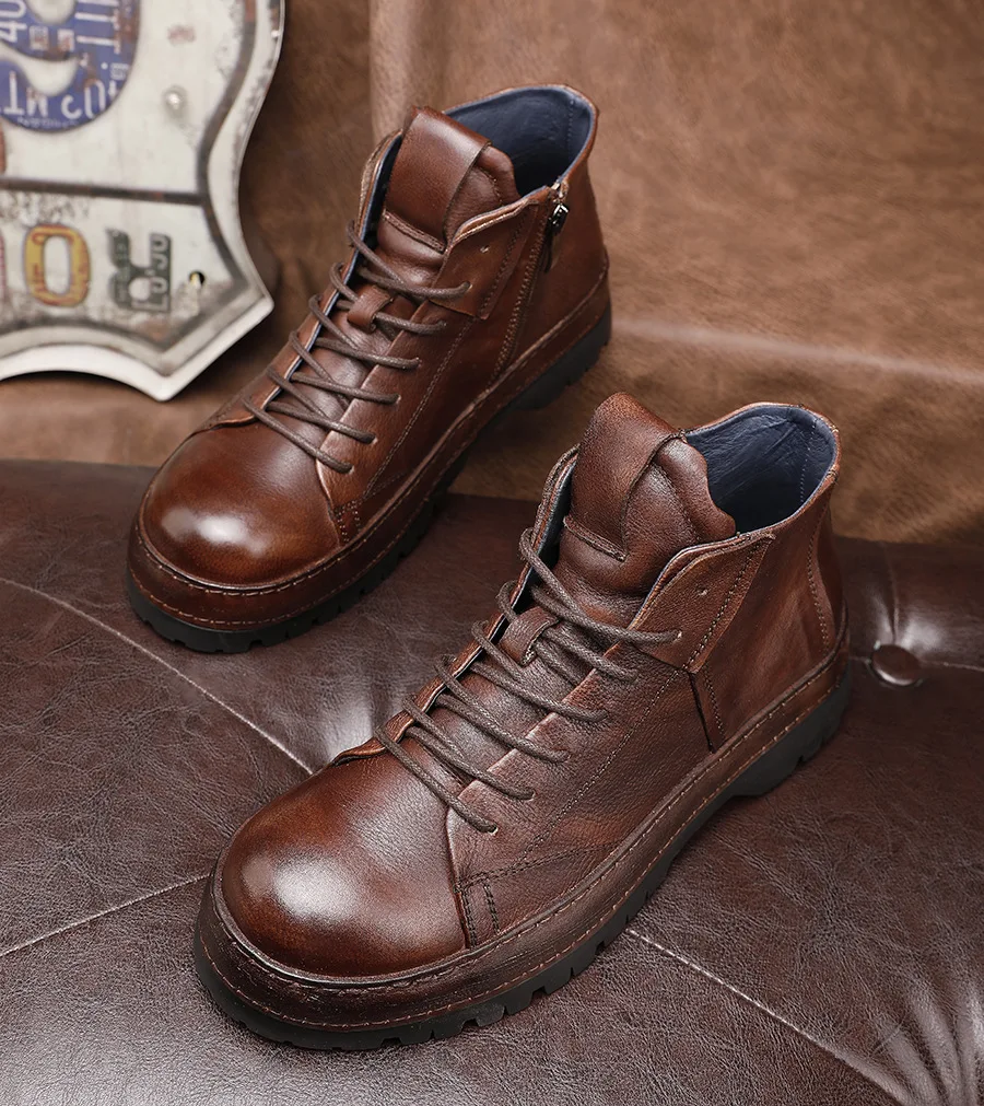 Stivaletti da uomo vintage bri - Men'S Shoes Brogues recensione e prezzo