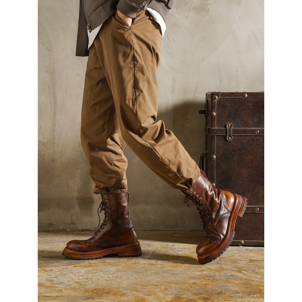 Stivali da moto da uomo in ver - Men'S Shoes Brogues recensione e prezzo