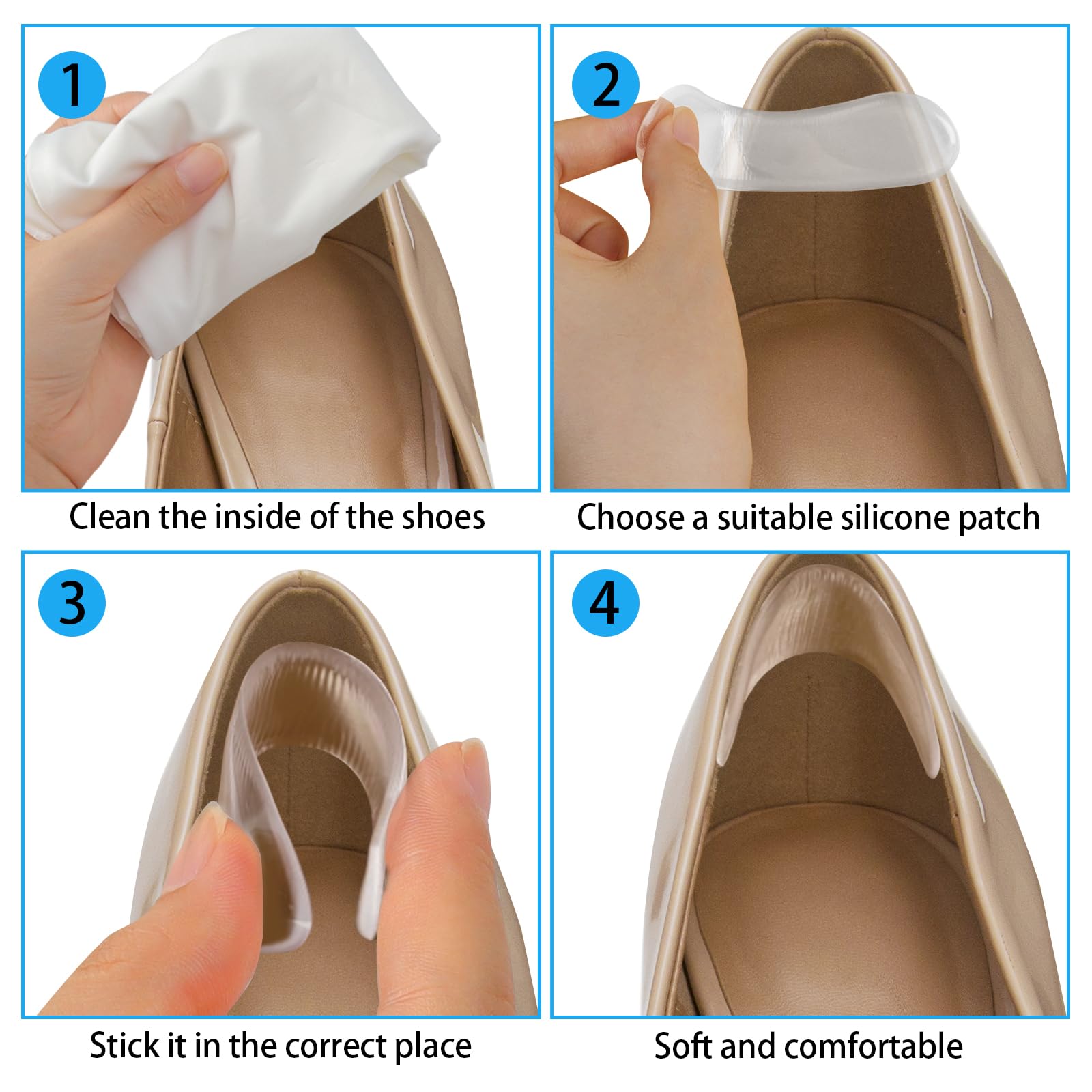 34 Pezzi di Protezioni in Sili - Men'S Shoes Grip recensione e prezzo