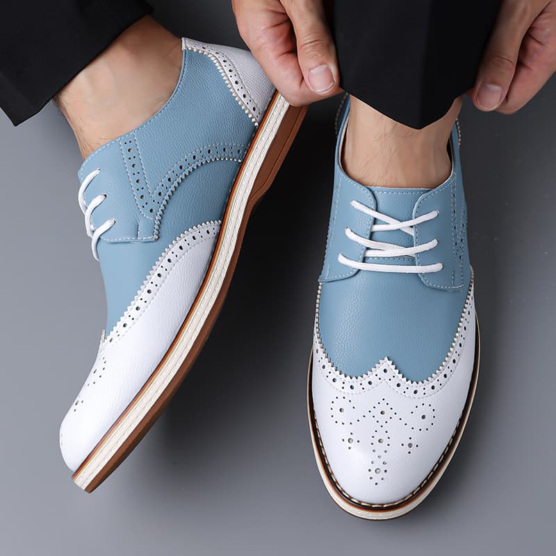 Scarpe Oxford Brogue bicolore  - Men'S Shoes Hey Dude recensione e prezzo