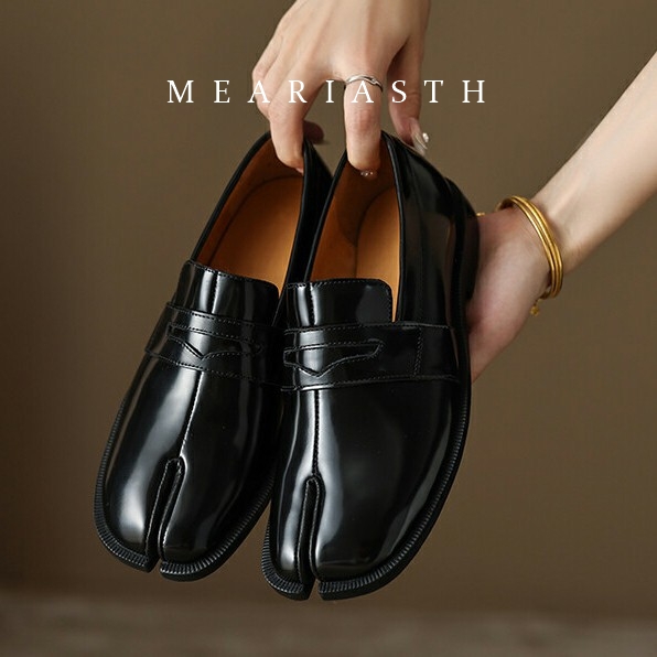 Scarpe Tabi Nere in Pelle Vern - Men'S Shoes Top Brands recensione e prezzo