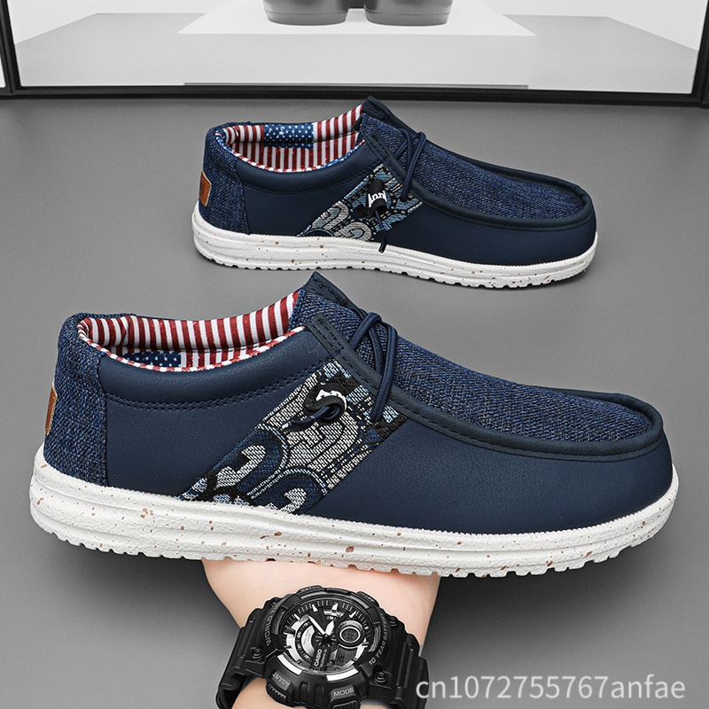 Mocassini da Uomo Blu/Neri in  - Men Shoes Sale recensione e prezzo