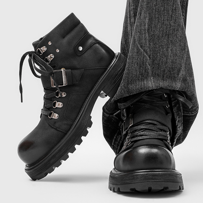 Stivali in pelle da uomo di ma - Men'S Shoes Top Brands recensione e prezzo