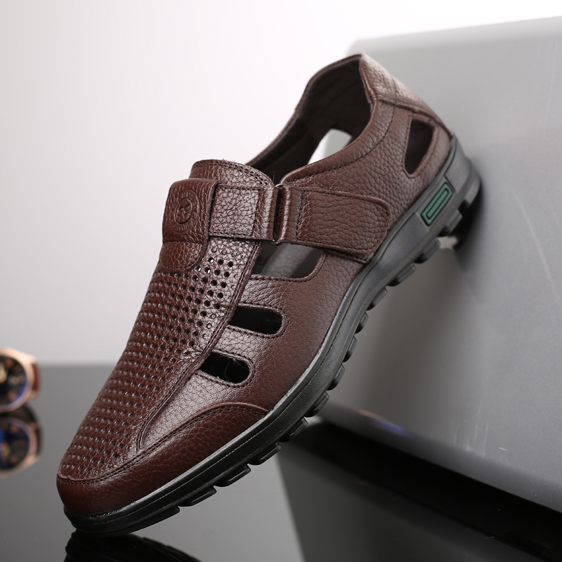 Sandali da uomo in vera pelle  - Men Shoes Eu To Us recensione e prezzo