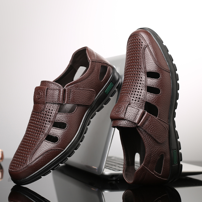 Sandali da uomo in vera pelle  - Men Shoes Eu To Us recensione e prezzo