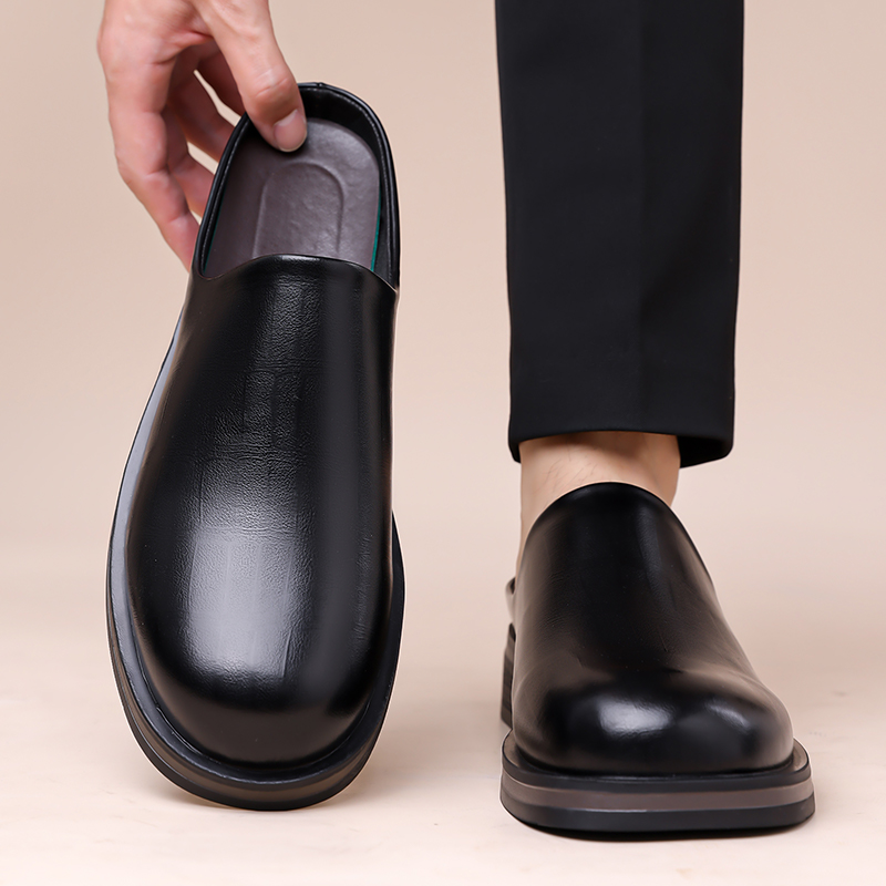 Mules da uomo slip-on, in pell - Men'S Shoes Top Brands recensione e prezzo
