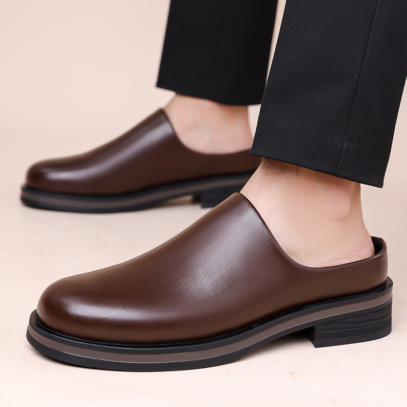 Mules da uomo slip-on, in pell - Men'S Shoes Top Brands recensione e prezzo