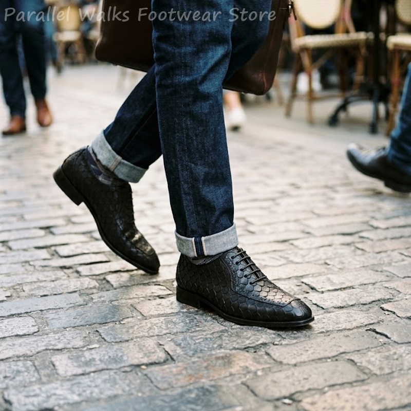 Scarpe Oxford da uomo in pelle - Men'S Shoes Brogues recensione e prezzo