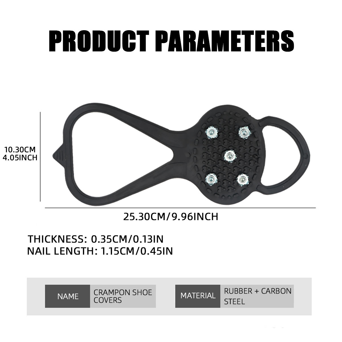 2 paia all'aperto 5 denti pinz - Men'S Shoes Grip recensione e prezzo